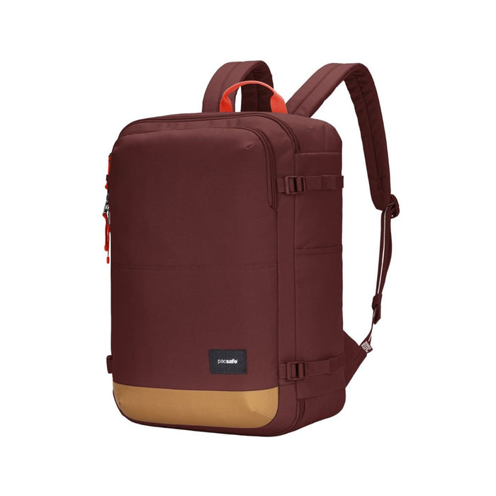 Pacsafe Go anti-theft 34L Carry-On Backpack - Garnet Red