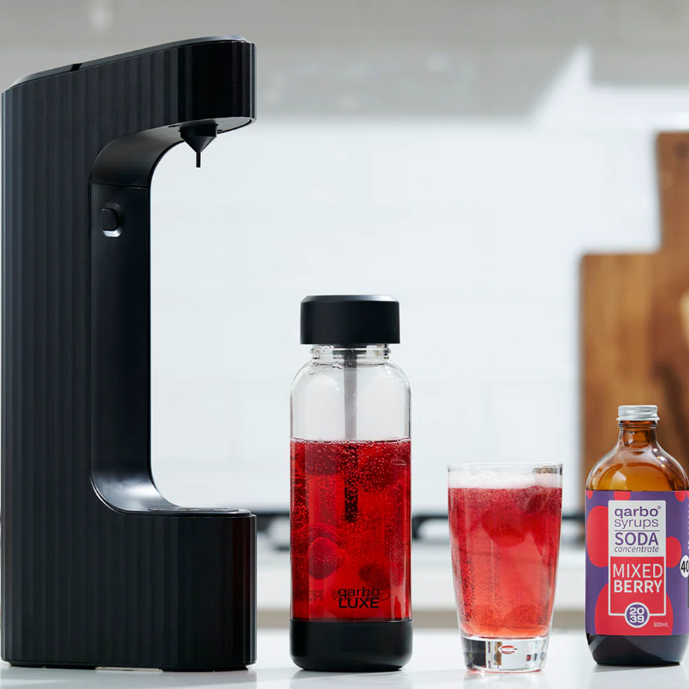 Twenty 39 qarbo LUXE Sparkling Water and Soda Beverage Maker - Black Twenty 39