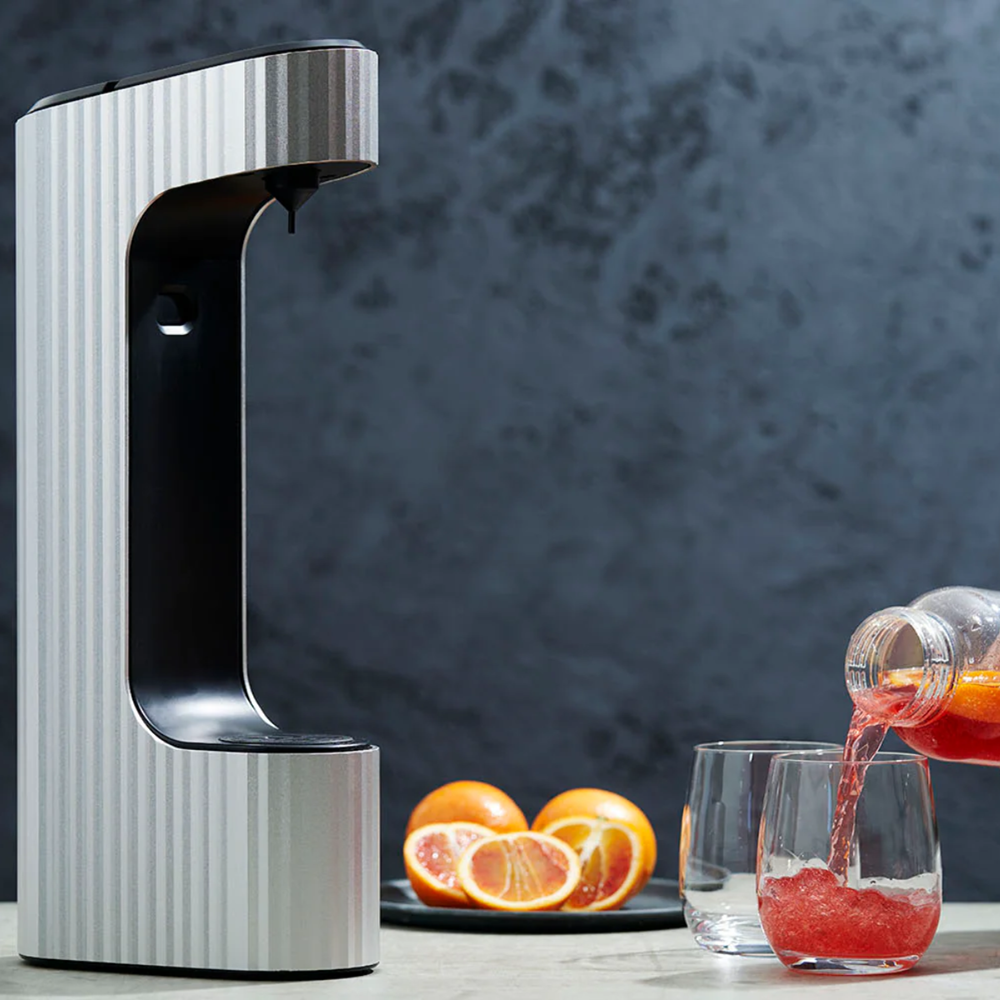 Twenty 39 qarbo LUXE Sparkling Water and Soda Beverage Maker - Silver Twenty 39
