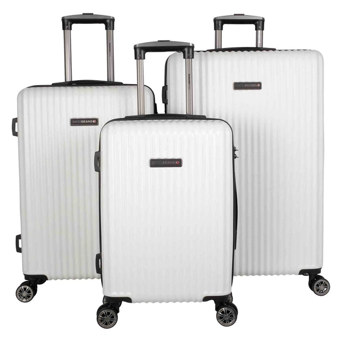 Swissbrand Riga Trolley Case - 77cm - White