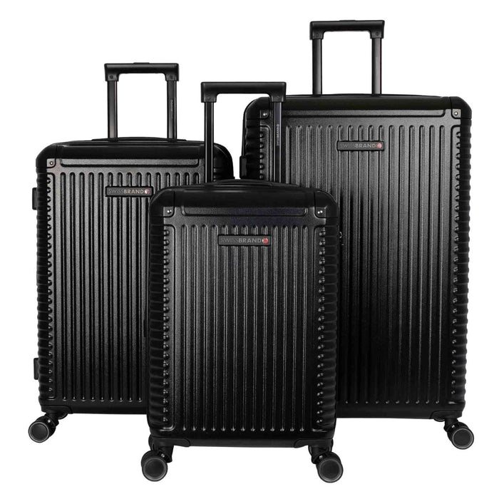 Swissbrand Paris Trolley Case - 66cm - Black