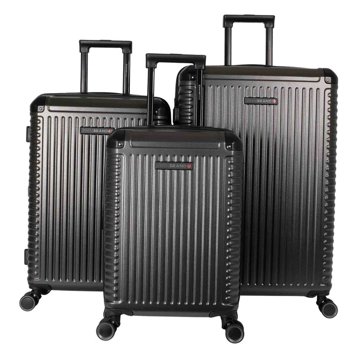 Swissbrand Paris Trolley Case - 66cm - Grey