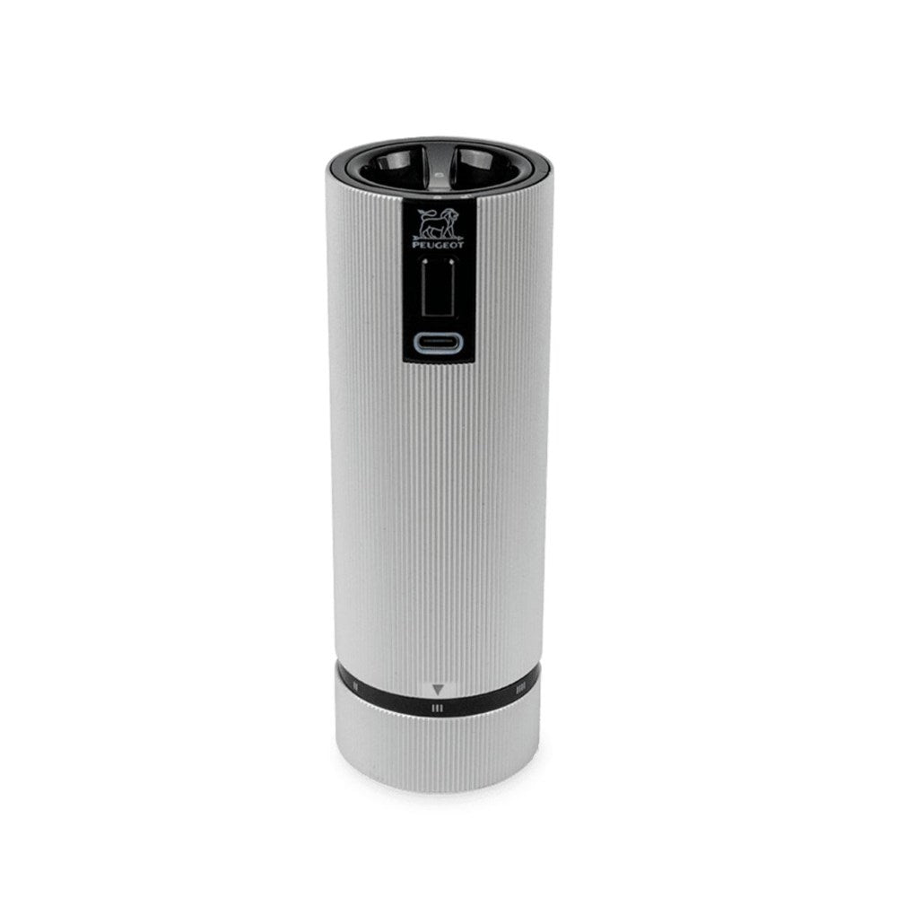 Peugeot Line Electric uâ€™Select Salt Mill - Aluminium - 15cm
