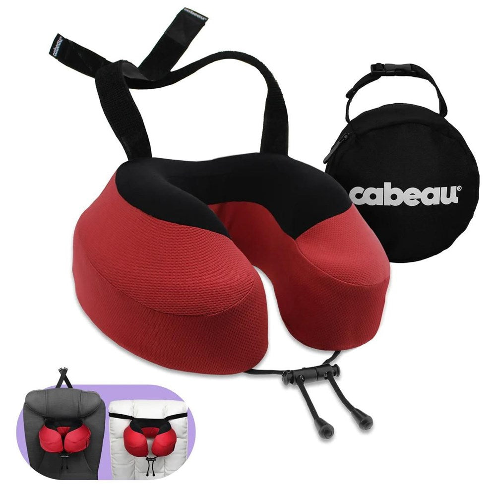 Cabeau Evolution S3 Neck Pillow - Red Cabeau