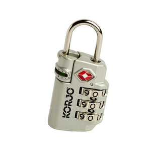 Korjo TSA Indicator Combination Lock - 2 Colours Korjo