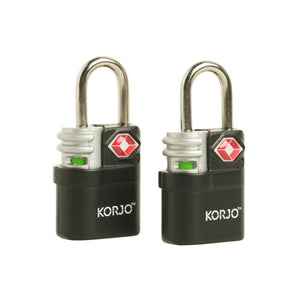 Korjo TSA Keyed Indicator Locks x 2 Korjo