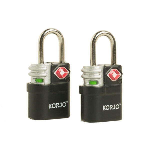 Korjo TSA Keyed Indicator Locks x 2 Korjo