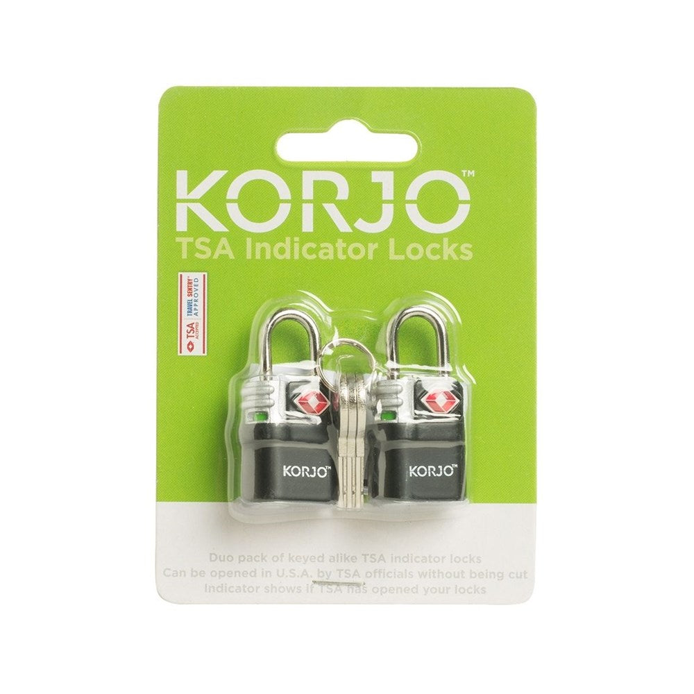 Korjo TSA Keyed Indicator Locks x 2 Korjo
