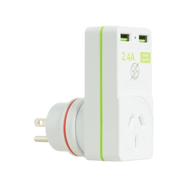 Korjo USB & Power Adaptor - USA Korjo