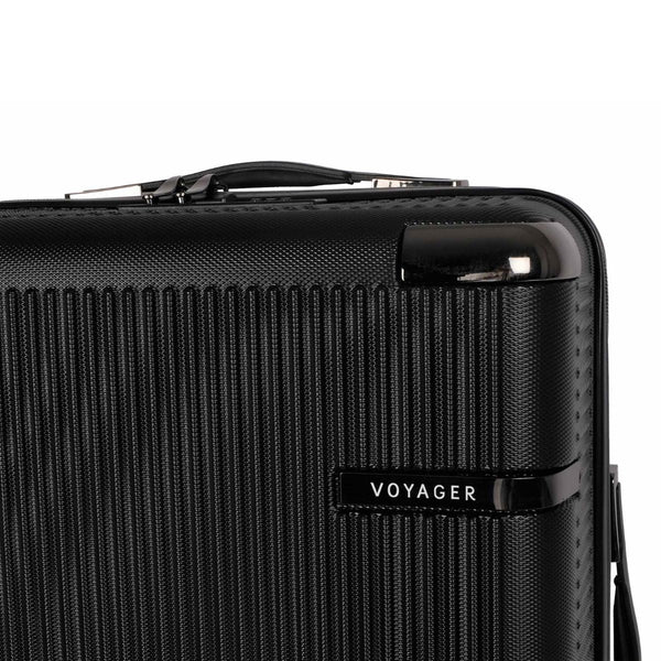 Voyager Seville Trolley Case - 76cm - Black Voyager