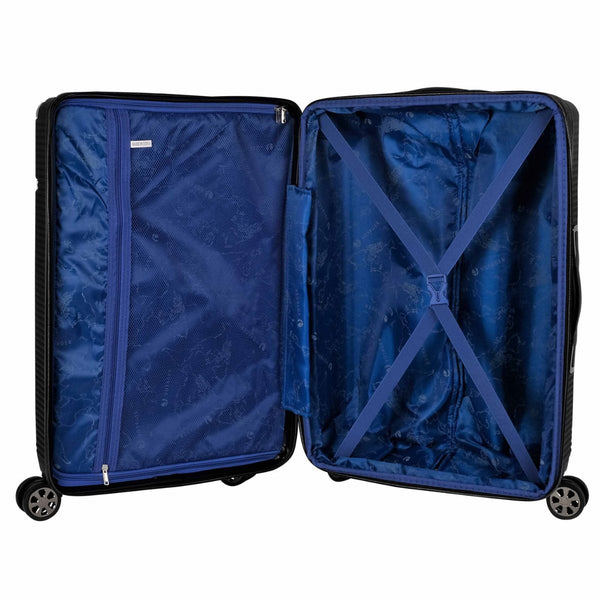 Voyager Seville Trolley Case - 76cm - Black Voyager