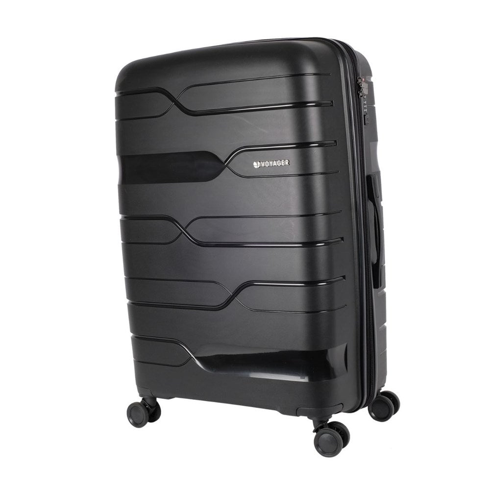 Voyager Hanoi Trolley Case - 77cm - Black