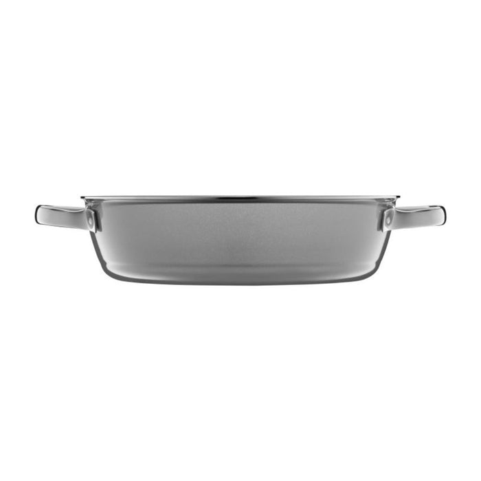 WMF Fusiontec Round Stew Pot in Platinum with Lid - 28cm