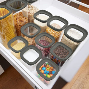 Westmark Stackable Glass Jar with Silicone Lid - 4 Sizes Westmark