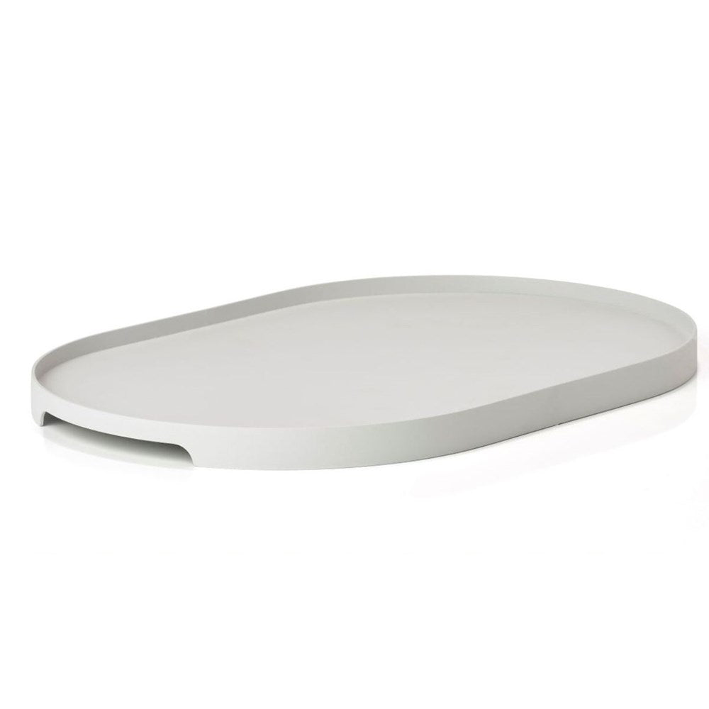 Zone Denmark Oval Tray - 35 x 23cm Grey