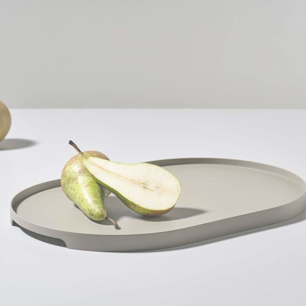 Zone Denmark Oval Tray - 35 x 23cm Grey