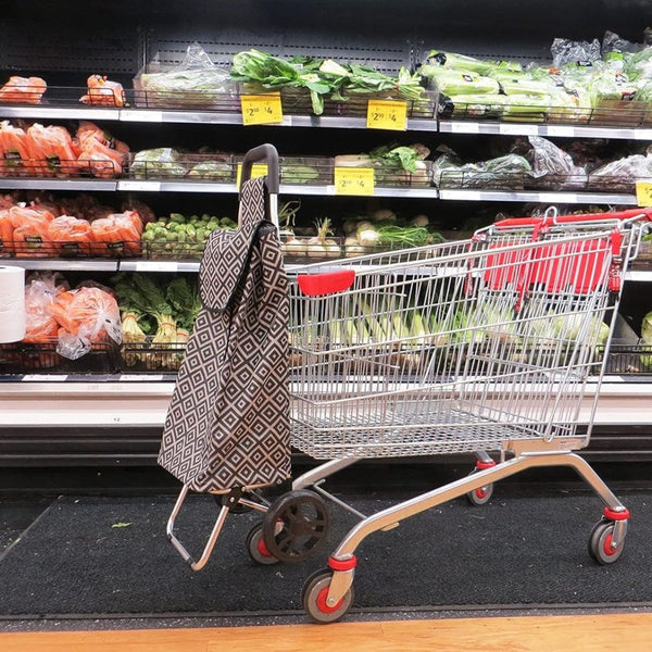 Karlstert GoKart Shopping Trolley - Navy Karlstert