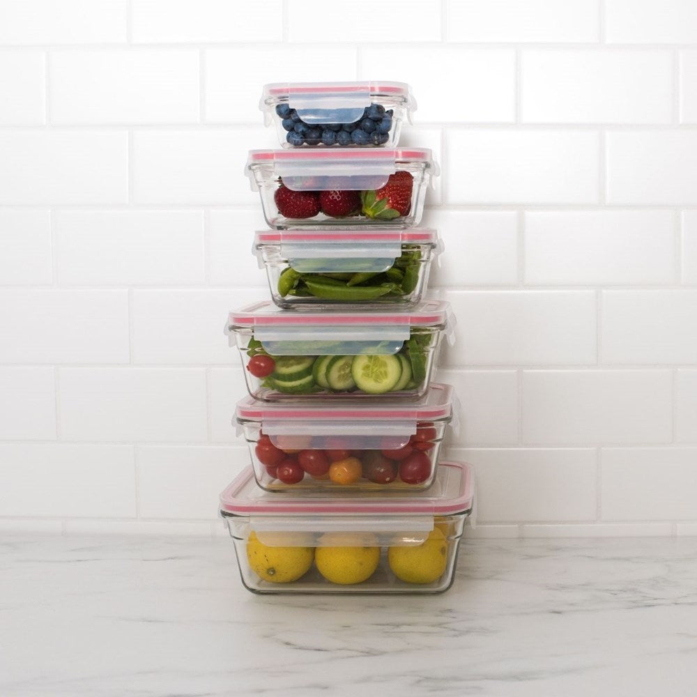 Glasslock Oven Safe Round Food Container - 850ml