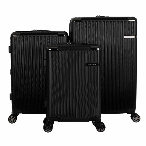 Voyager Seville Trolley Case - 76cm - Black Voyager
