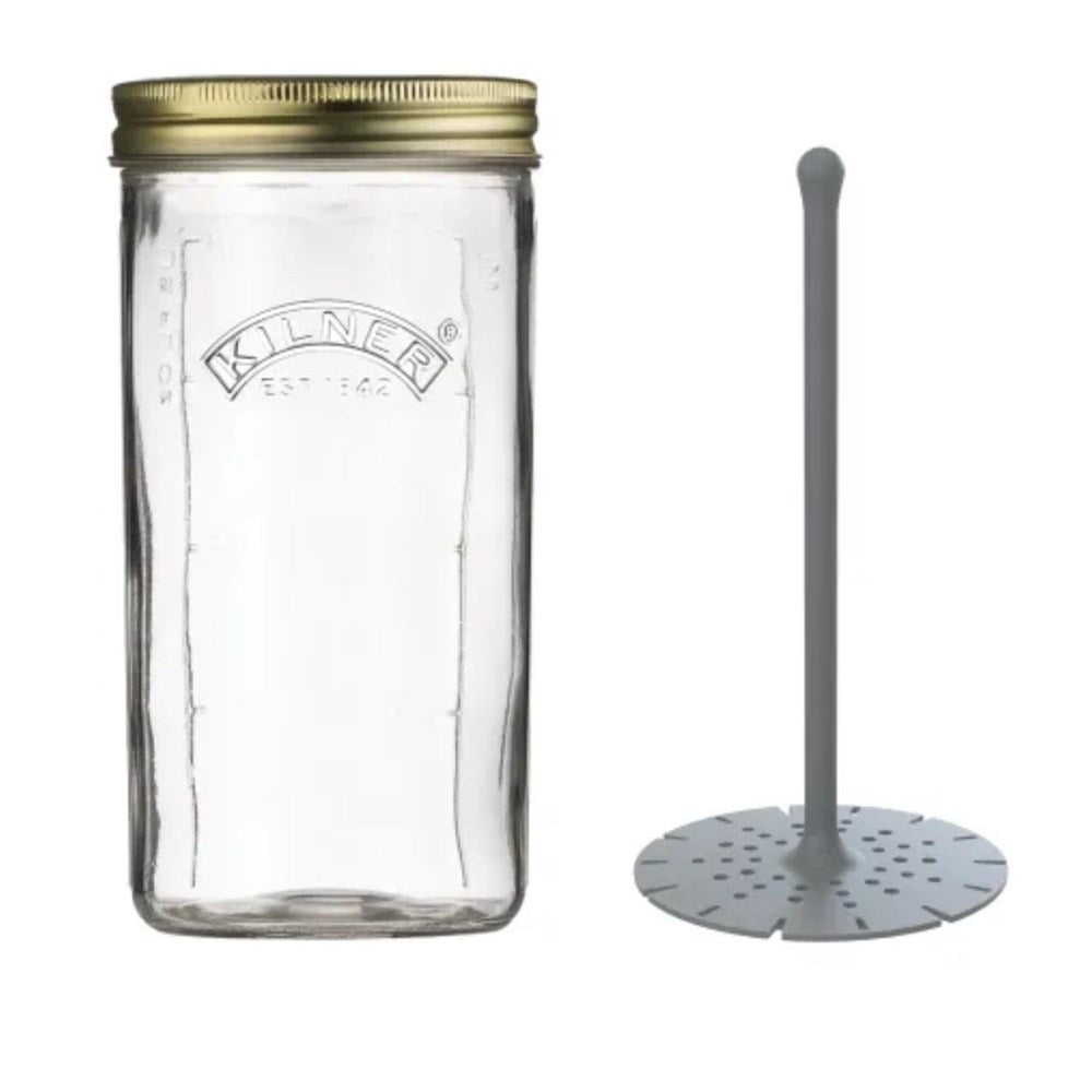 Kilner Pickle Jar With Lifter - 1 Litre Kilner