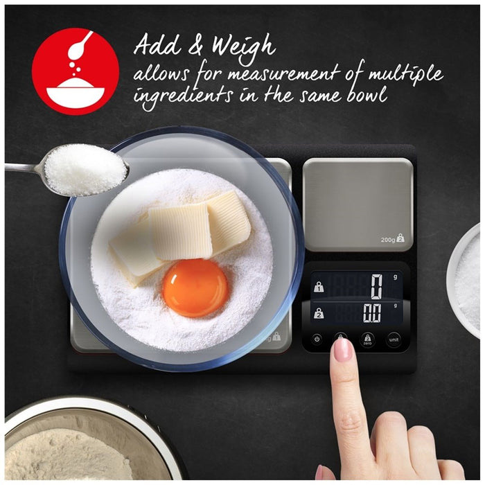 Salter Ultimate Accuracy Dual Platform Digital Kitchen Scale