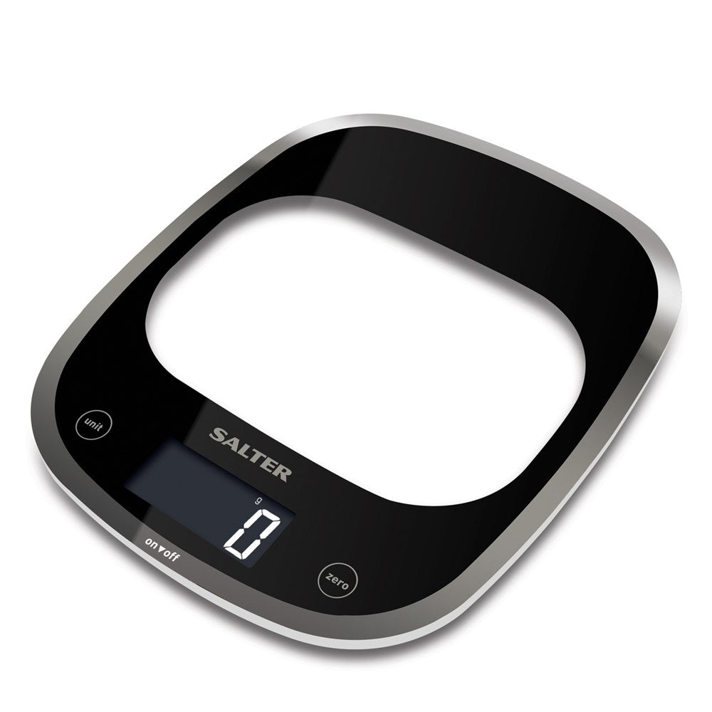 Salter Curve Glass Digital Kitchen Scale Salter