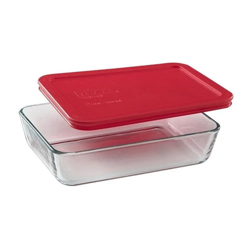 Pyrex Simply Store Rectangle Glass Container with Lid - 3 Cups / 750ml Pyrex