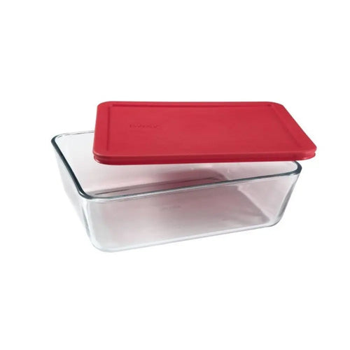 Pyrex Simply Store Rectangle Glass Container with Lid - 11 Cup / 2.6L Pyrex