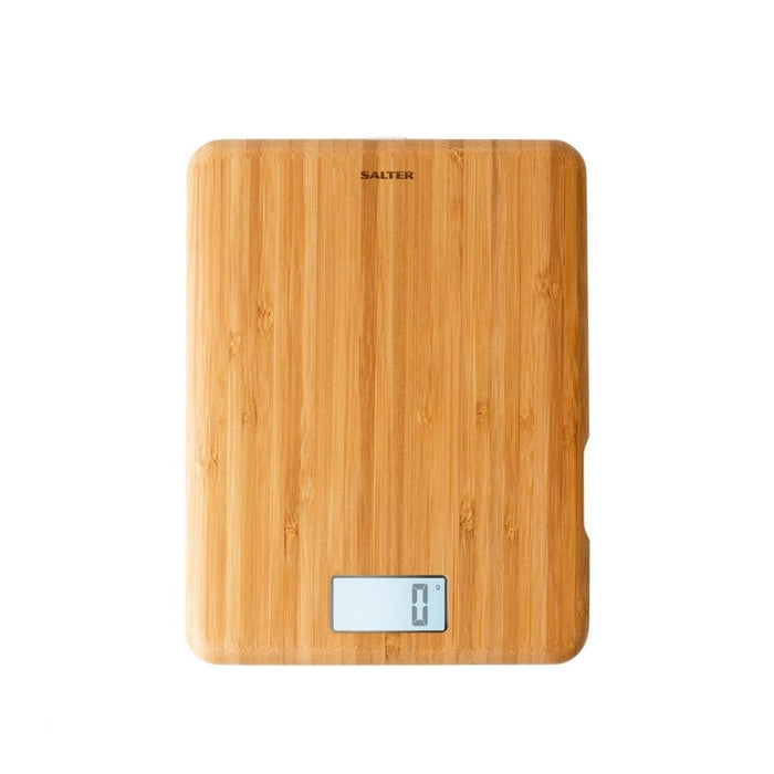 Salter Eco Bamboo Rechargeable Digital Kitchen Scale