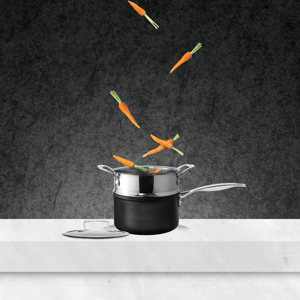 Pyrolux Ignite Saucepan with Steamer - 18cm