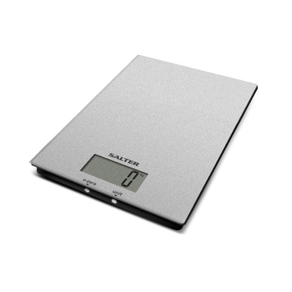 Salter Ultra Slim Glass Digital Kitchen Scale Salter