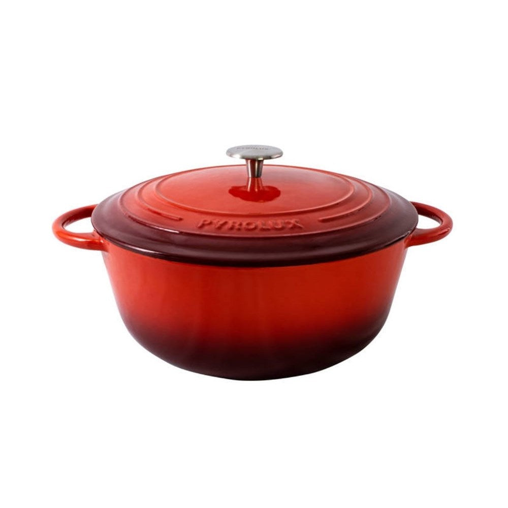 Pyrolux Pyrochef Cast Iron Round Casserole - 20cm