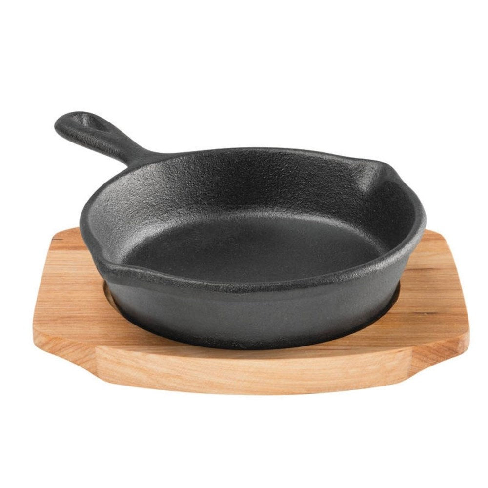 Pyrolux Pyrocast Skillet with Maple Tray - 10cm