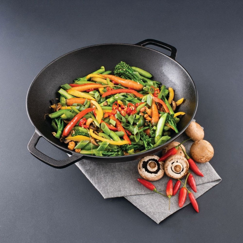 Pyrolux Pyrocast Wok - 37cm