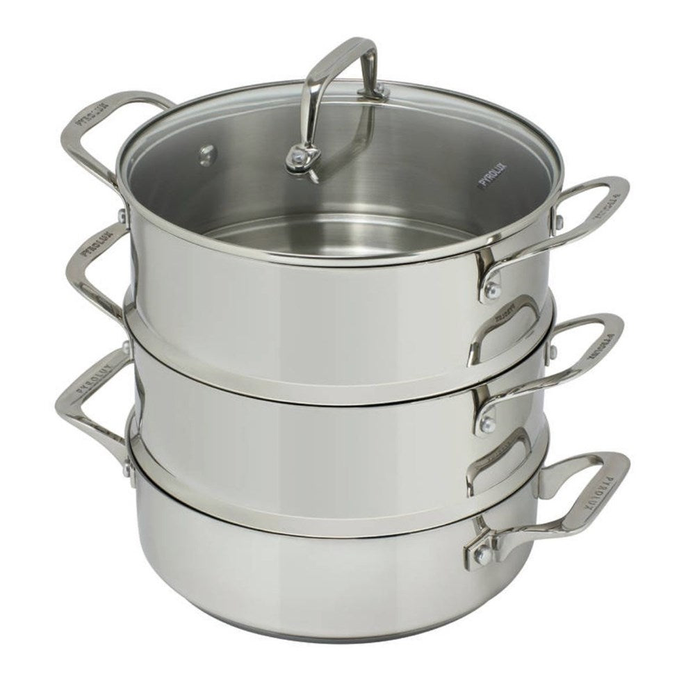 Pyrolux Pyrosteel Steamer Set - 24cm Pyrolux