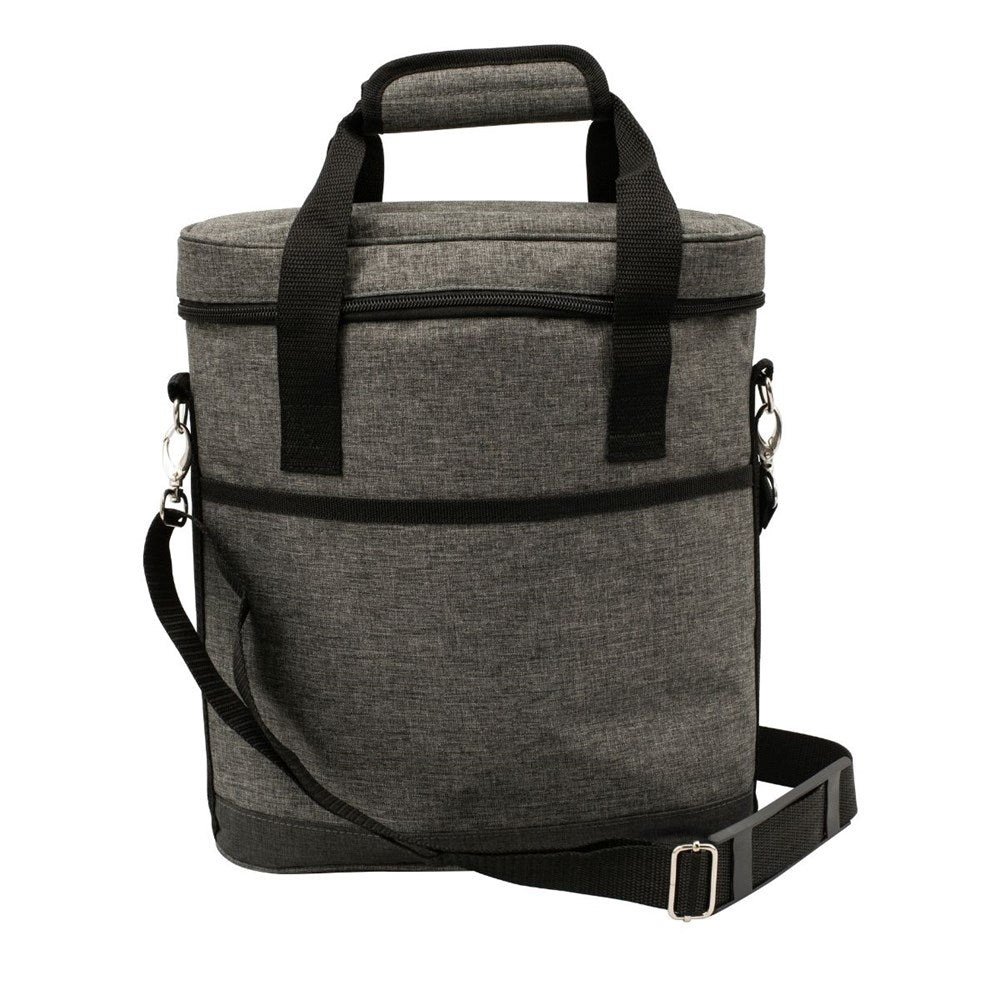 Karlstert Deluxe 3 Bottle Carrier - Charcoal