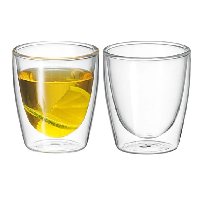 Avanti 2 Piece Caffe Twin Wall Glass Set - 150ml