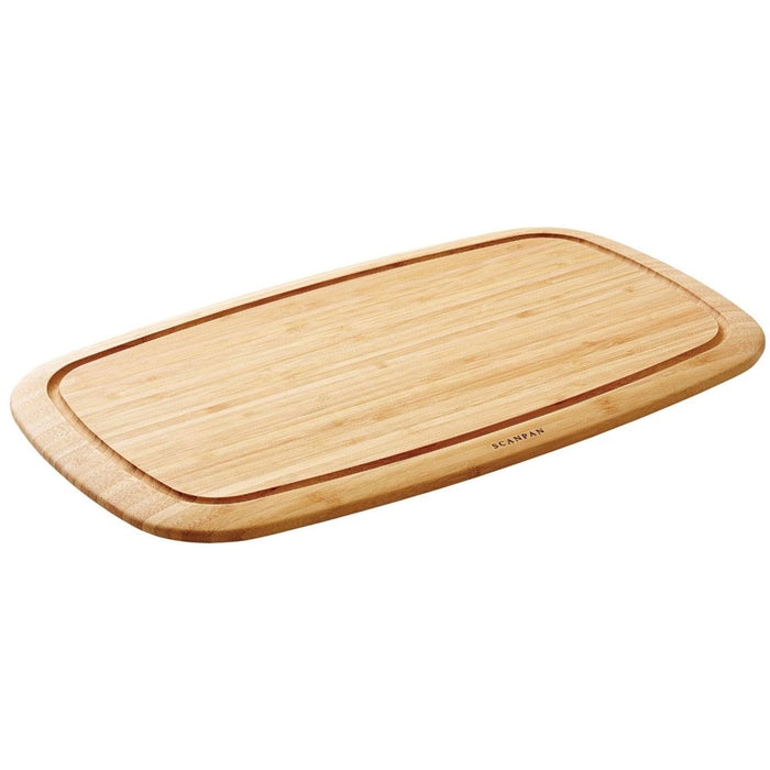 Scanpan Bamboo Reversible Cutting Board with Juice Groove - 50cm x 30cm