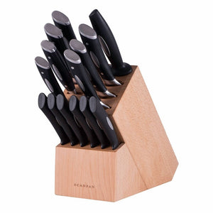 Scanpan Classic Knife Block Set - 15 Piece Scanpan