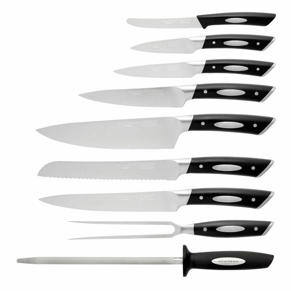 Scanpan Classic Knife Block Set - 15 Piece Scanpan