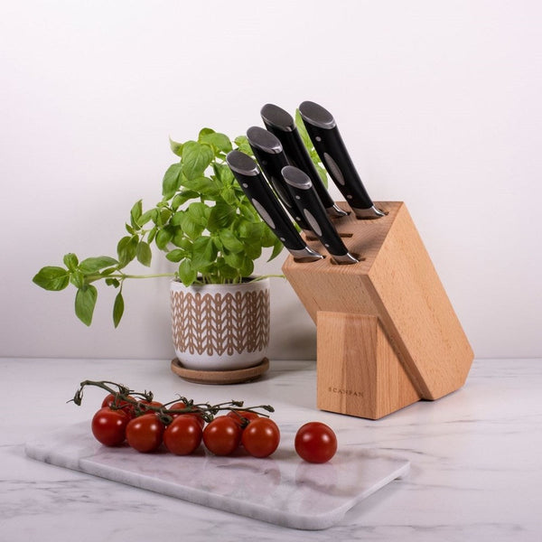 Scanpan Classic Knife Block Set - 6 Piece Scanpan