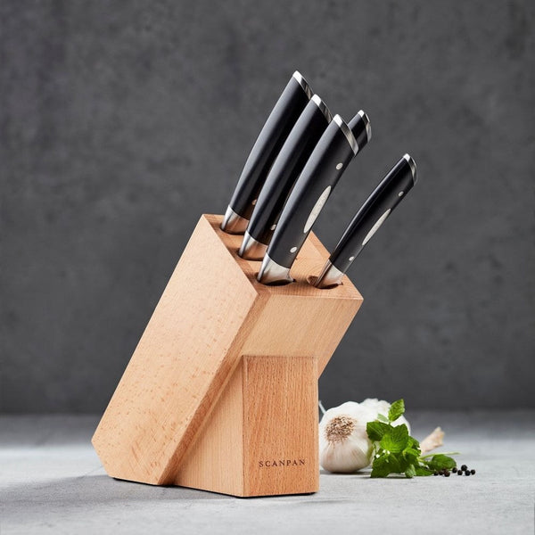 Scanpan Classic Knife Block Set - 6 Piece Scanpan