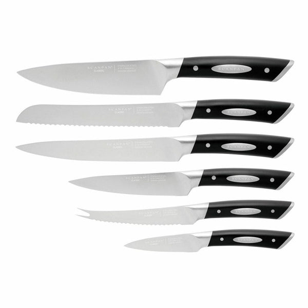 Scanpan Classic Knife Block Set - 7 Piece Scanpan