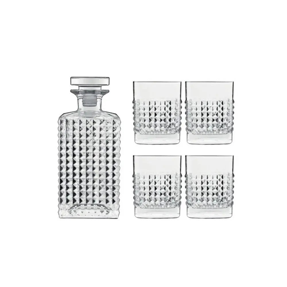 Luigi Bormioli Elixir Whiskey - 5 Piece Set Luigi Bormioli
