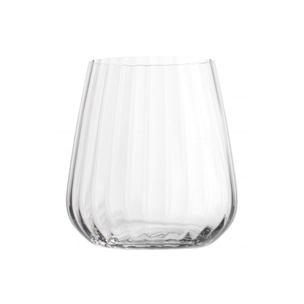 Luigi Bormioli Optica Stemless Wine Glass 450ml - Set 4 Luigi Bormioli