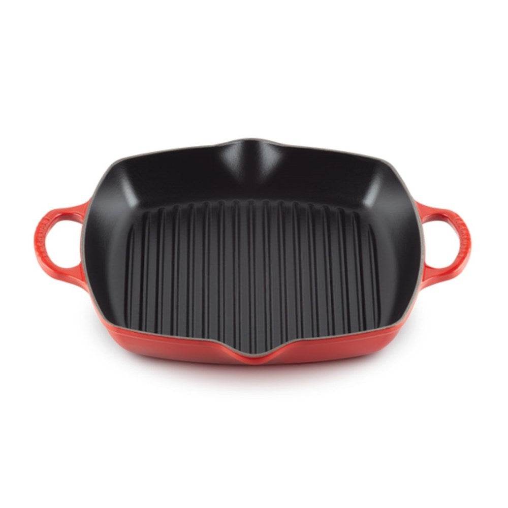 Le Creuset Signature Cast Iron Deep Square Grill - 30cm Le Creuset