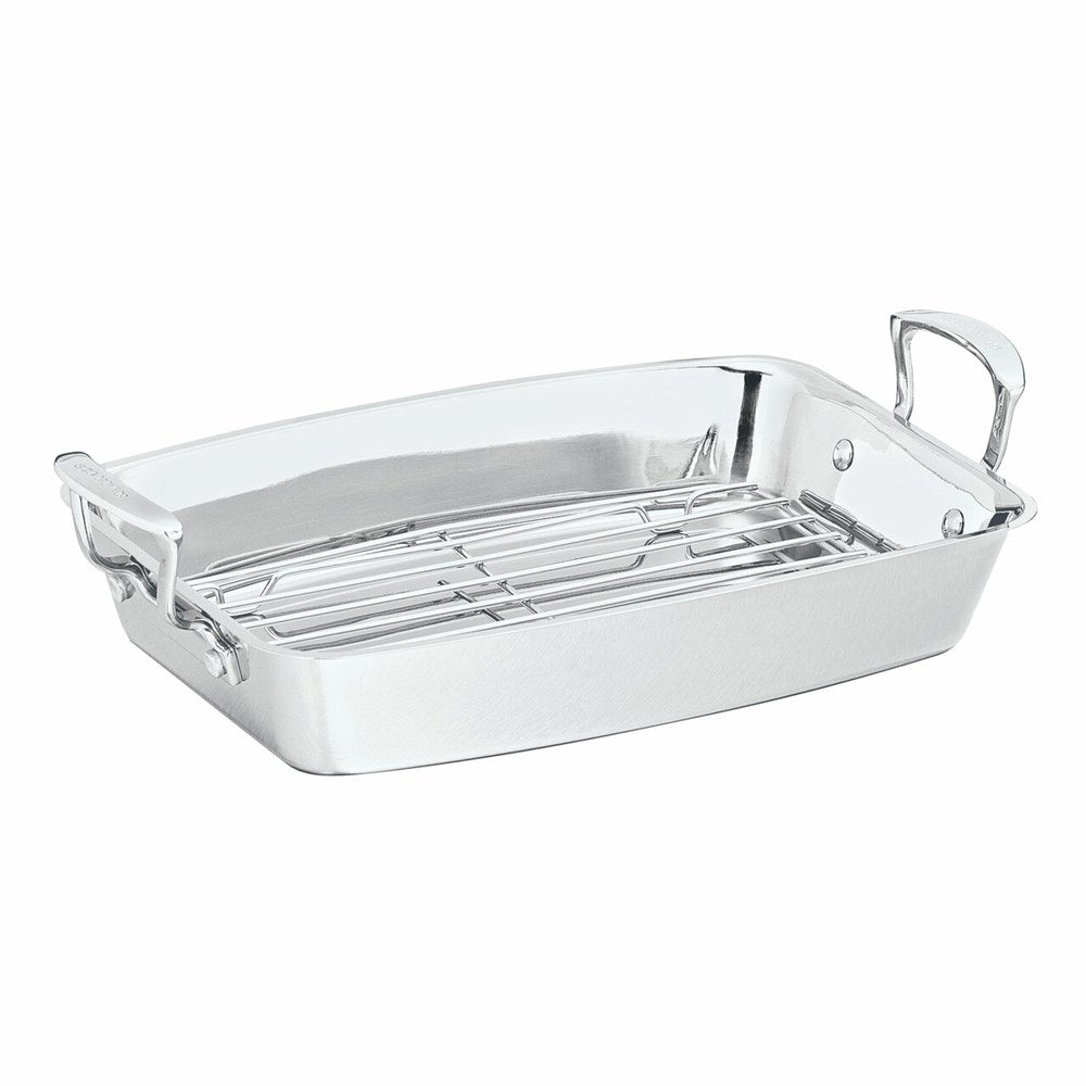 Scanpan Impact Induction Roasting Pan with Rack - 42cm x 26cm Scanpan
