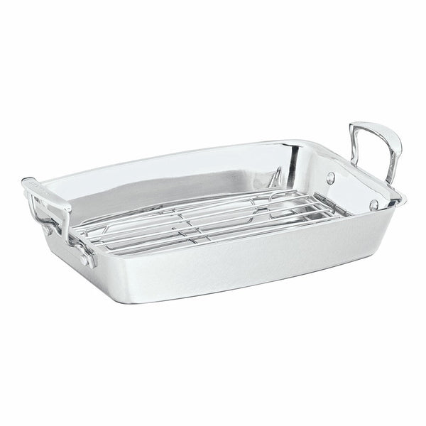 Scanpan Impact Induction Roasting Pan with Rack - 42cm x 26cm Scanpan
