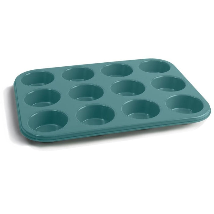 Jamie Oliver Muffin Pan - 12 Cup Atlantic Green