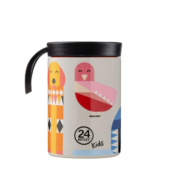 24 Bottles Best Friends  Kids Snack Pot - 350ml 24 Bottles